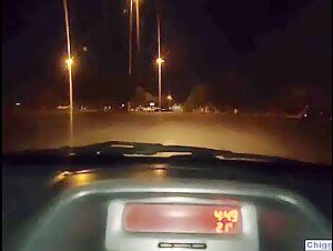 Sex With Mothers Friend in a Car During night