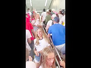 FIFA World Cup 2022 Qatar Audiand Boobs Show Celebration 2 of 3