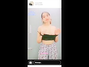 Beautiful Insta Girl Riya Latest Most Viral Stuff, Showing Pressing Boobs with Full Face in Private Video