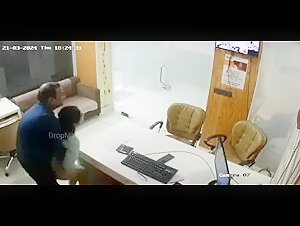 Beautiful Indian Secretary Fucked by Manager in Office CCTV Cam Recorded Full Viral Video MMS 1 of 4