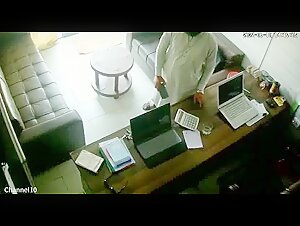 Pakistani Office Couple Sex Recorded On CCTV, Office Boss And Sexy Lady Fucking Different Days Sex Videos 3 of 5