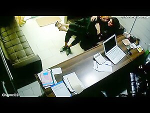 Pakistani Office Couple Sex Recorded On CCTV, Office Boss And Sexy Lady Fucking Different Days Sex Videos 2 of 5