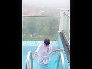 Sexy Skinny Babe Samia Showing Boobs And Seducing In Transparent Cloths Short Clips 8 of 9