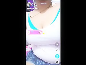 Shivani Verma Showing Boobs Pussy on Tango Live with Face, Fingering