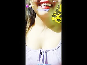 Chamet Live, Cute Babe Nikki Undressed Showing Her Big Boobs 9Minutes Full Video