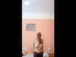 Very Beautiful Big Booby Babe Nude Video, Playing With Her Hairy Pussy