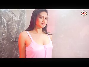 Paromita - Shower Girl - Topless Bath And Panty Show through Wet Pink Dress