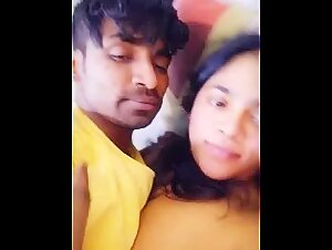Bengali Curly Haired Babe Letting Lover Suck Her Big Boobs, Recording Her Own Video While Getting Fucked